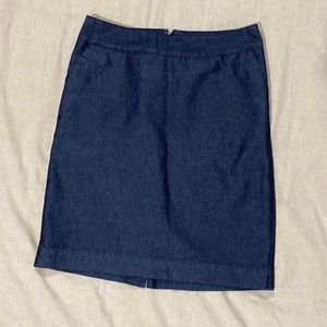 Merona stretch denim pencil skirt